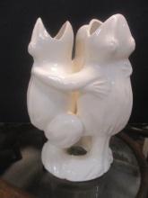 Vandor Imports Dancing Frogs Pottery Vase