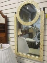 NBC Trading  Mosaic Style Mother of Pearl Frame Mirror