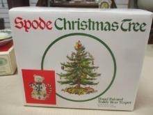 Spode Christmas Tree Teddy Bear Teapot in Original Box