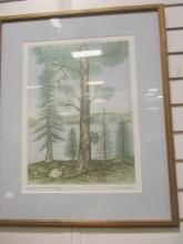 Aida Whedon "Out of My Window II" Ltd. Ed. Lithograph