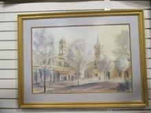 J.R. Hamil Signed Ltd. Ed. Kansas City Plaza Print