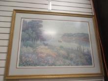 Thomas Ho Ltd. Ed. Impressionist Style Landscape Print