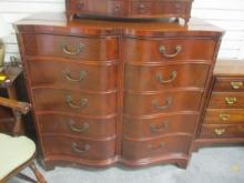 Century Mahogany Serpentine Front Chest