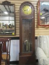 1920s Long Case Weight Driven Grandfather Clock