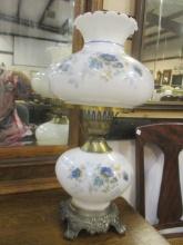 Electric Turn Key Gone With The Wind Style Parlor Lamp