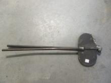 Antique Cast Metal Long Handle Pizzelle Iron