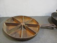 Old Corn Bread Skillet Cast Iron Skillet