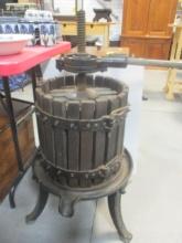Antique Savoy Press Mfg. Co. No. 3 Fruit Press Stand