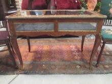 Antique Mahogany Neo Classical Style Display Table