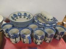 24 Pieces of Louisville Stoneware Dinnerware