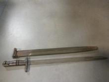 1917 Winchester WWI Bayonet with Scabbard