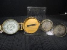 Vintage Keuffel & Esser Co. and Lensatic Compasses