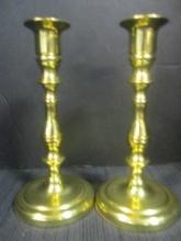 Pair of Baldwin Brass Candlesticks