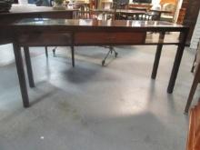 Hekman Beveled Glass Top Console Table with Drawer