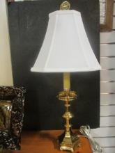 Brass Candle Stick Table Lamp