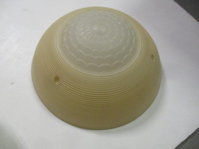 Vintage Western Scene and Biege and White Ceiling Mount Light  Shades