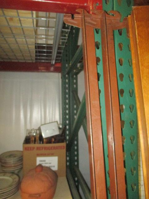 Vintage French Provincial Style Full-Size Headboard and Footboard with Metal Rails