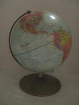 Vintage Replogle "World Nations Series" 10" Diameter Globe