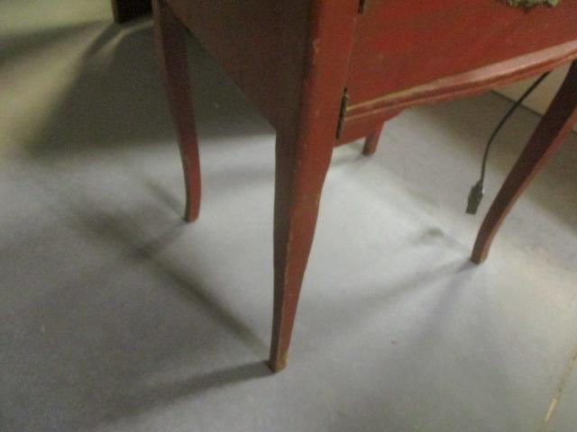 Vintage Aldens Dynamic Motor Sewing Machine in Wood Flip-Top Cabinet