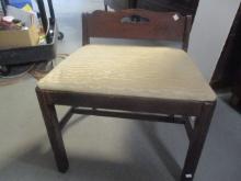 Mid Century Modern Upholstered Vanity Dresser Bench