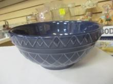 Blue Ceramic Pottery Bowl