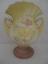 Vintage Hull Pottery "Magnolia" Matte Fan Vase