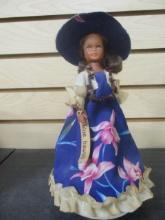 Vintage "Blue Hawaii" Doll Music Box
