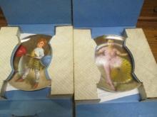 2 Vintage Edwin M. Knowles China Co. McClelland's Children's Circus Collection