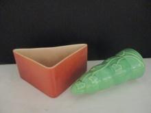 Vintage McCoy Pottery and Red Wing Pottery Wall Pockets