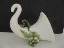 Vintage Hull Pottery "Tokay Tuscany" Cornucopia Vase Planter