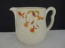 Vintage Hall's Superior China "Autumn Leaf" Pitcher