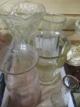 Lot of Glass Vases