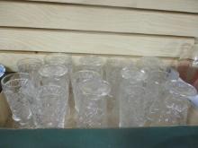 14 Vintage Hazel Atlas "Big Top Peanut Butter" Glasses