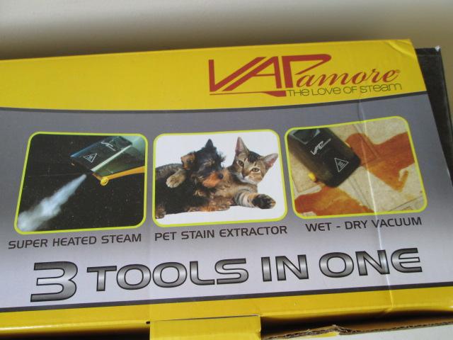 New in Box Vapamore Portable Wet/Dry Steam Vac