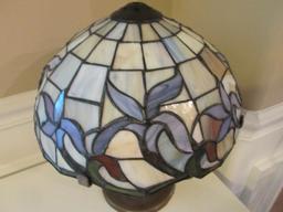 Stained Glass Style Double Bulb Desk/Vanity Lamp