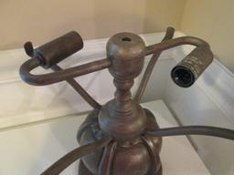 Stained Glass Style Double Bulb Desk/Vanity Lamp