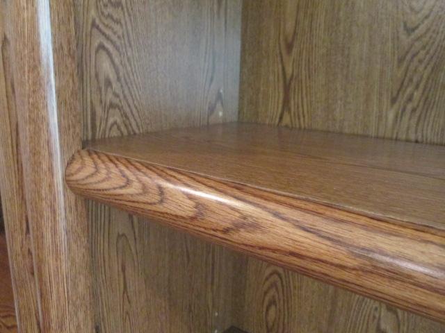3 Piece Oak Wood Grain Bookcase Set