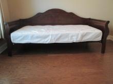 L&P Property Management Co. Mahogany Finish Sleigh Day Bed