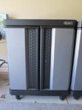Kobalt Locking 2-Door Metal Cabinet and Contents