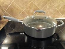 Anolon Advanced Hard-Anodized Nonstick 4 Quart Skillet with Lid