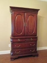Sumter Cabinet Co. Mahogany Armoire/Media Cabinet