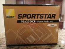 New in Box Nikon Sportstar 10x25 DCF Water Resistant Binoculars