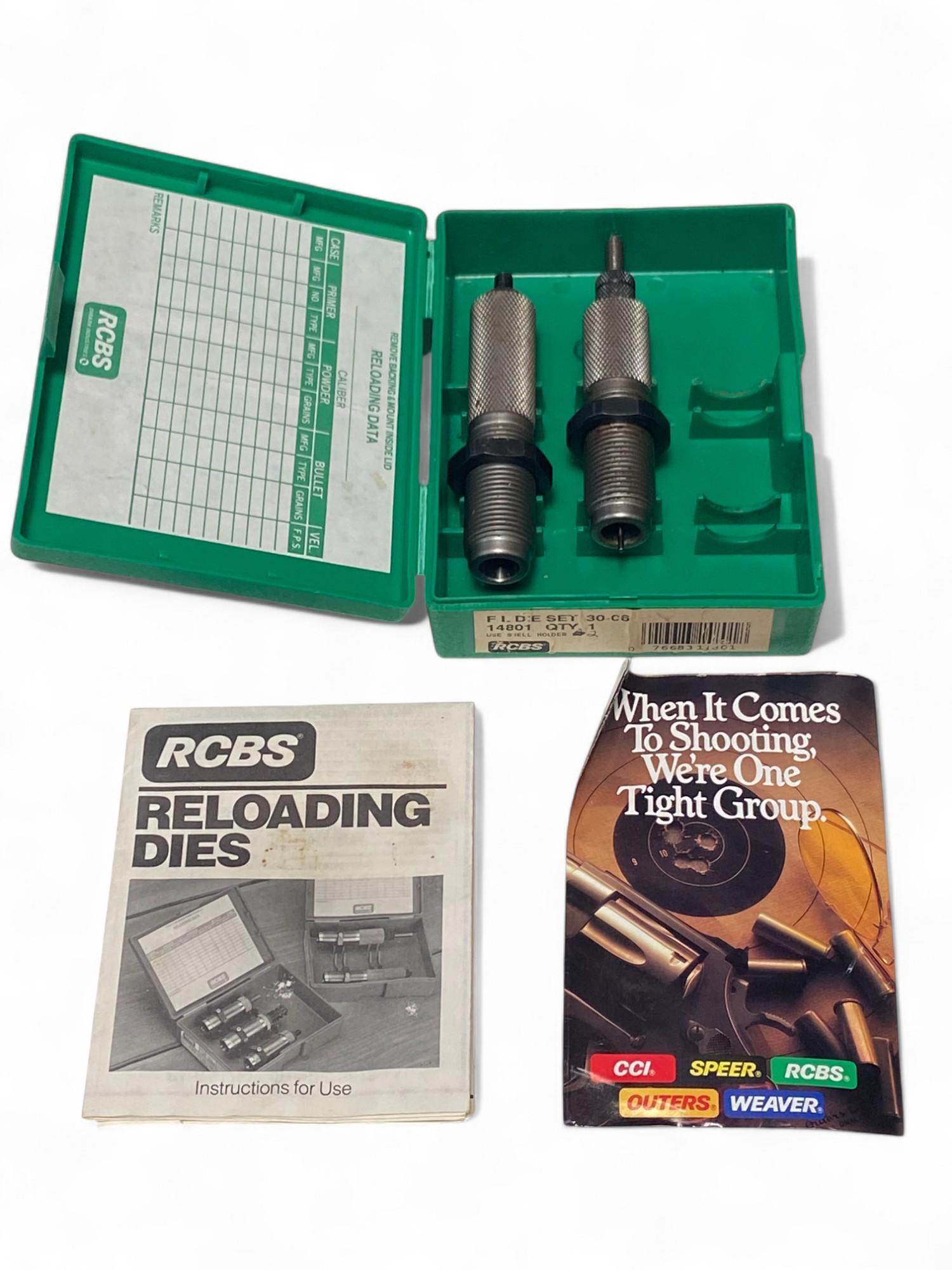(5) RCBS Die Sets