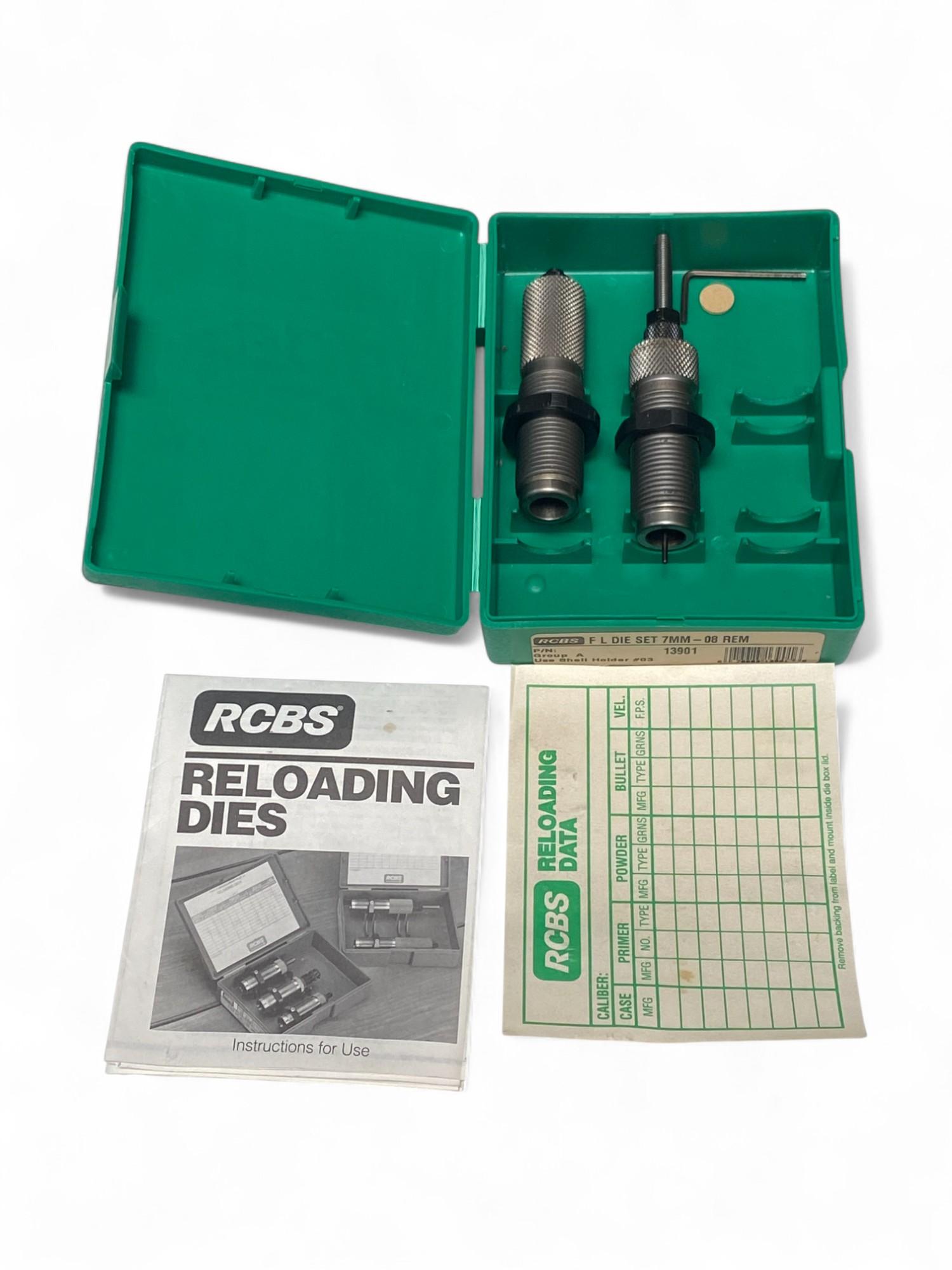 (5) RCBS Die Sets
