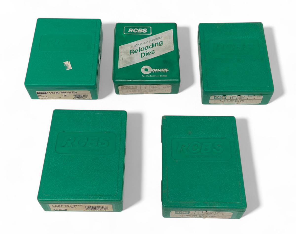 (5) RCBS Die Sets