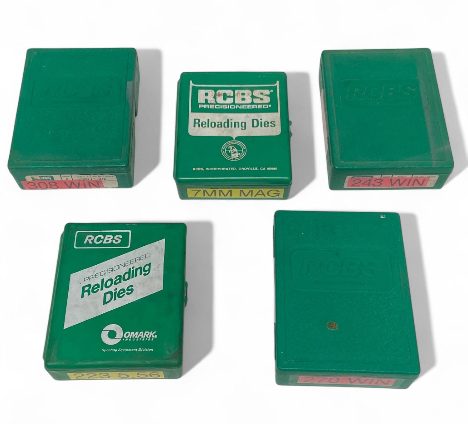 (5) RCBS Die Sets