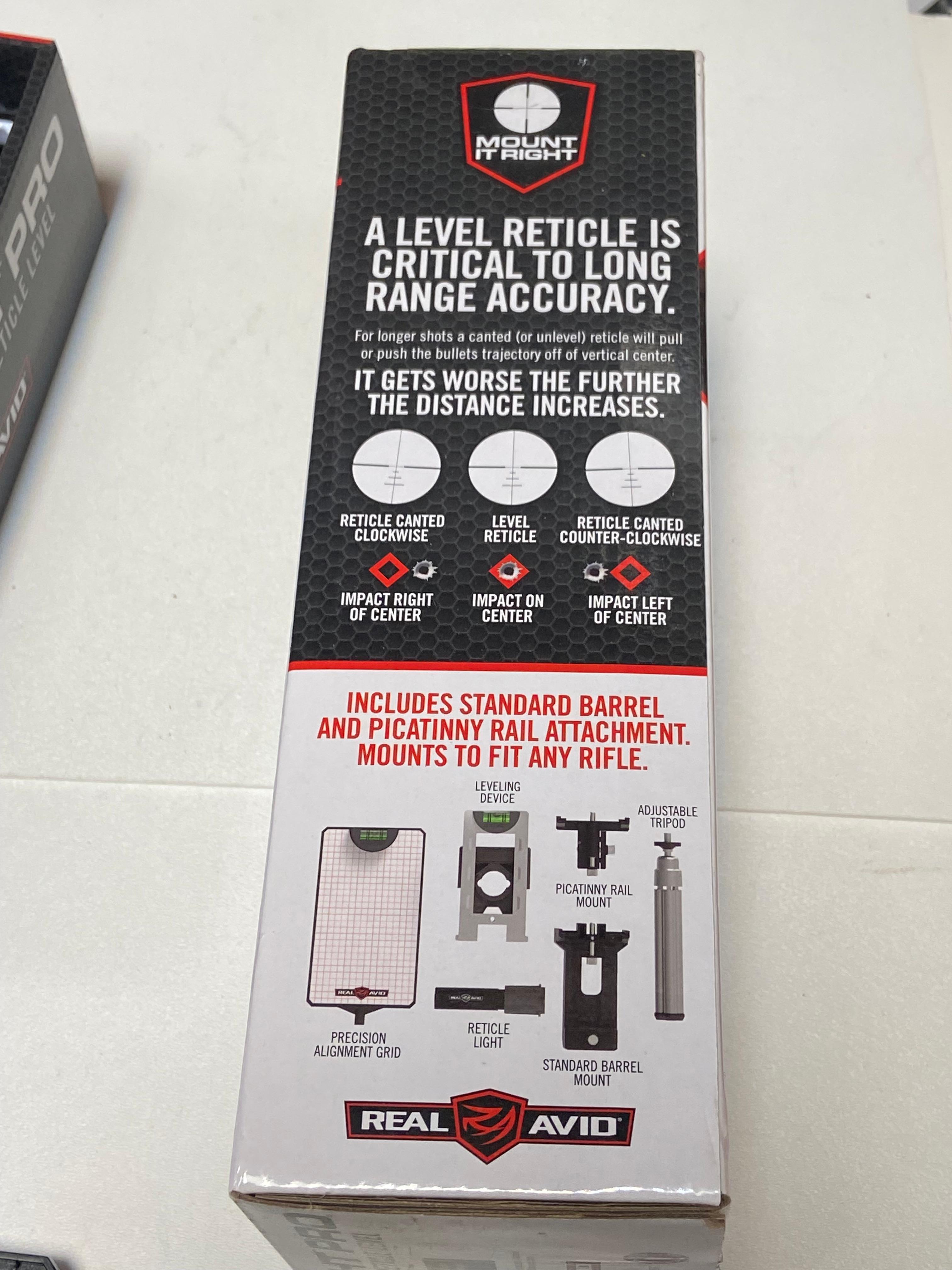 NIB Real Avid Level-Right Pro for Scopes