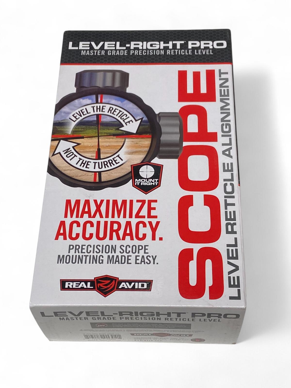 NIB Real Avid Level-Right Pro for Scopes