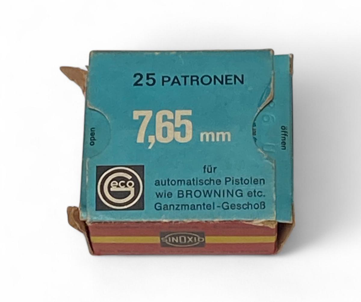 NIB Vintage 25rds of .32 AUTO Geco Ammunition