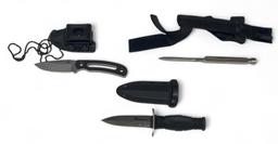 Lot of (3) Tactical Survival Knives